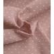 Tissu plumetis bicolore - Dusty pink