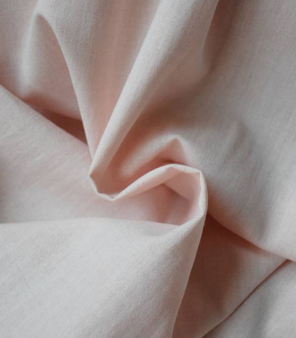 Tissu chambray poly coton - Dark Petal