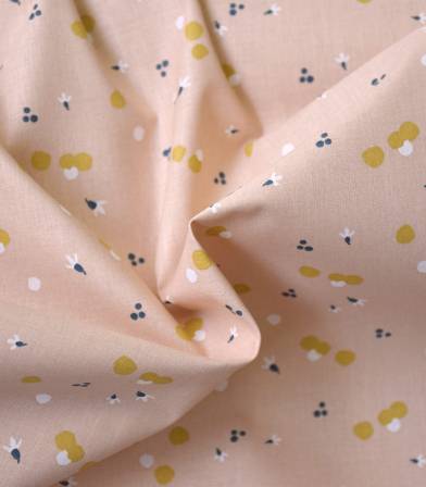 Tissu coton Nozbi - Skin Nuit Tissu coton Nozbi - Skin Nuit