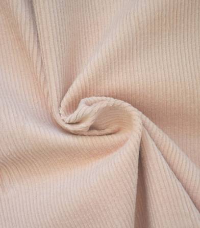 Tissu velours côtelé - Rose nude Tissu velours côtelé - Rose nude