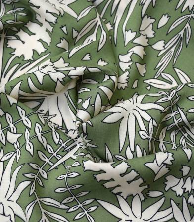 Tissu viscose Savannah - Vert Tissu viscose Savannah - Vert