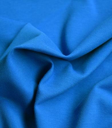Tissu Jersey polo - bleu
