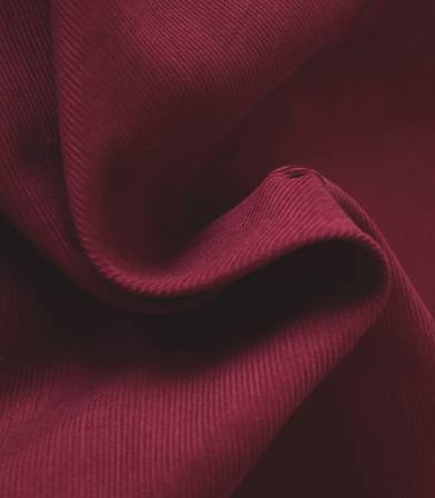 Tissu velours milleraies fin bordeaux Tissu velours milleraies fin bordeaux