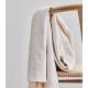 Tissu Jersey Bio - Jacquard Slub - creamy white
