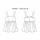 Patron Top / Robe Muse