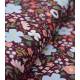 Tissu Wild rose - Burgundy metallic
