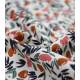 Tissu viscose Jungle de fleurs - blush