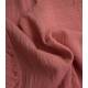 Tissu gaze de coton - Marsala