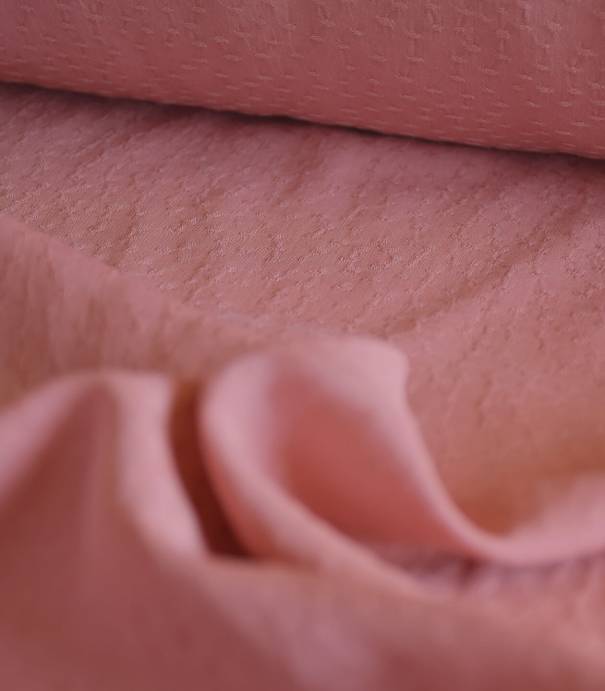 Tissu viscose Jacquard - Rice Marsala Tissu viscose Jacquard - Rice Marsala