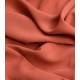 Tissu crêpe viscose mat - Brique