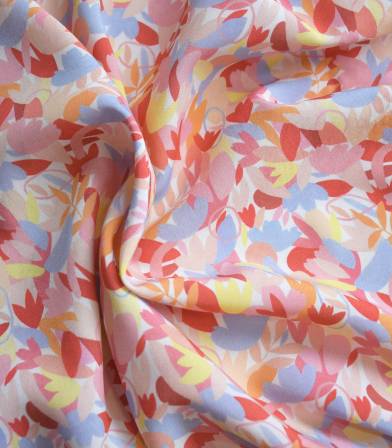 Tissu viscose Fiori - Tutti frutti