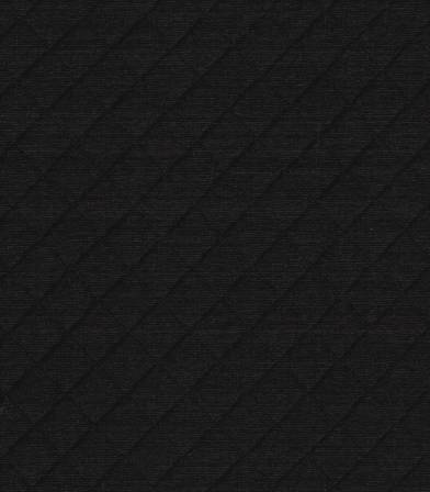Tissu Jersey matelassé noir Tissu Jersey matelassé noir