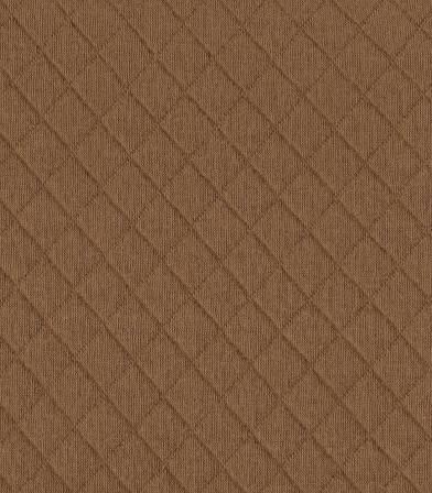 Tissu Jersey matelassé caramel Tissu Jersey matelassé caramel