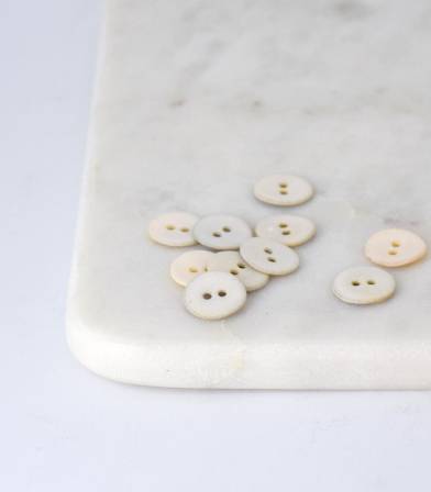Boutons nacre mat - Crème Boutons nacre mat - Crème
