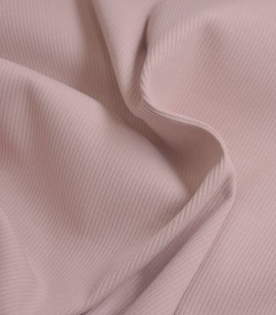 Jersey cotelé - Rose Jersey cotelé - Rose