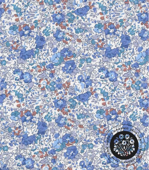 Tissu Liberty Organic - Claire-Aude Baltique Tissu Liberty Organic - Claire-Aude Baltique