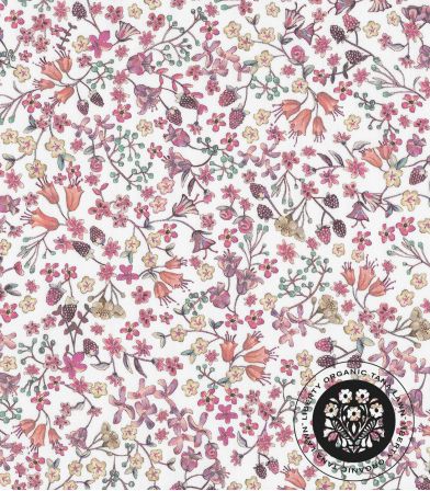 Tissu Liberty Organic - Donna Leigh Pétunia Tissu Liberty Organic - Donna Leigh Pétunia