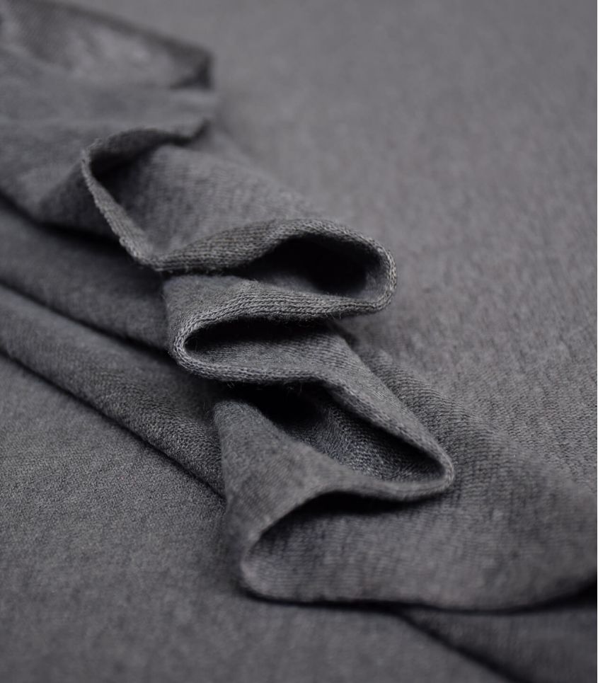 Tissu jersey lin - Calm Grey