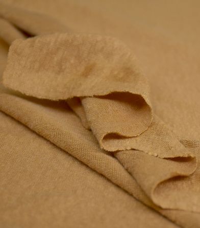 Tissu jersey lin - Dry mustard Tissu jersey lin - Dry mustard