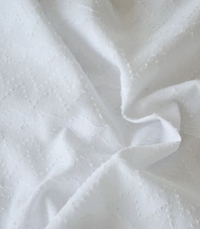 Tissu coton Aztec - blanc