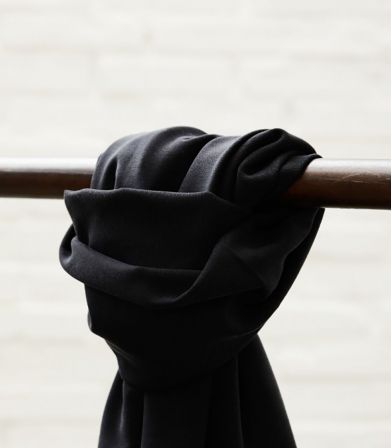 Tissu Soft Stretch twill - Black