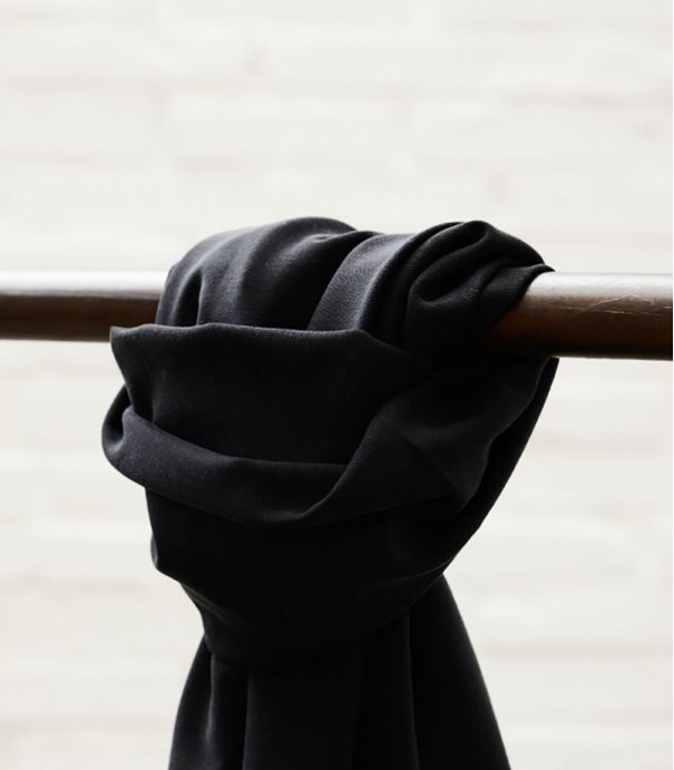 Tissu Soft Stretch twill - Black