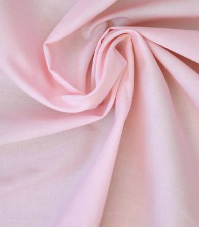 Voile de coton rose dragée Voile de coton rose dragée