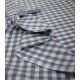 Carreaux Panama stretch- Bleus/gris