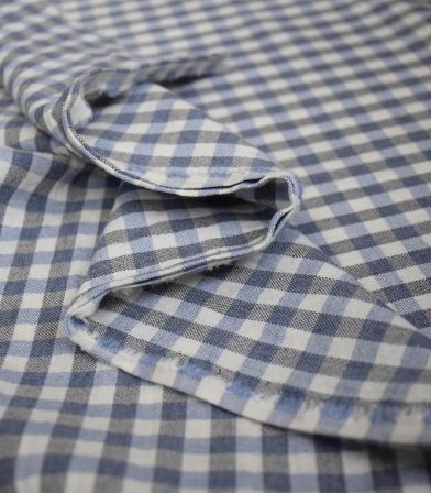 Carreaux Panama stretch- Bleus/gris Carreaux Panama stretch- Bleus/gris