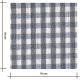 Carreaux Panama stretch- Bleus/gris