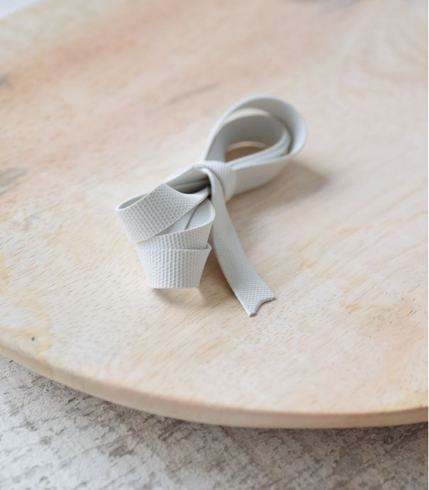 Laminette siliconée blanche - 8mm