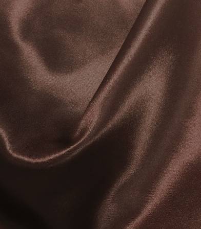 Tissu doublure satin chocolat