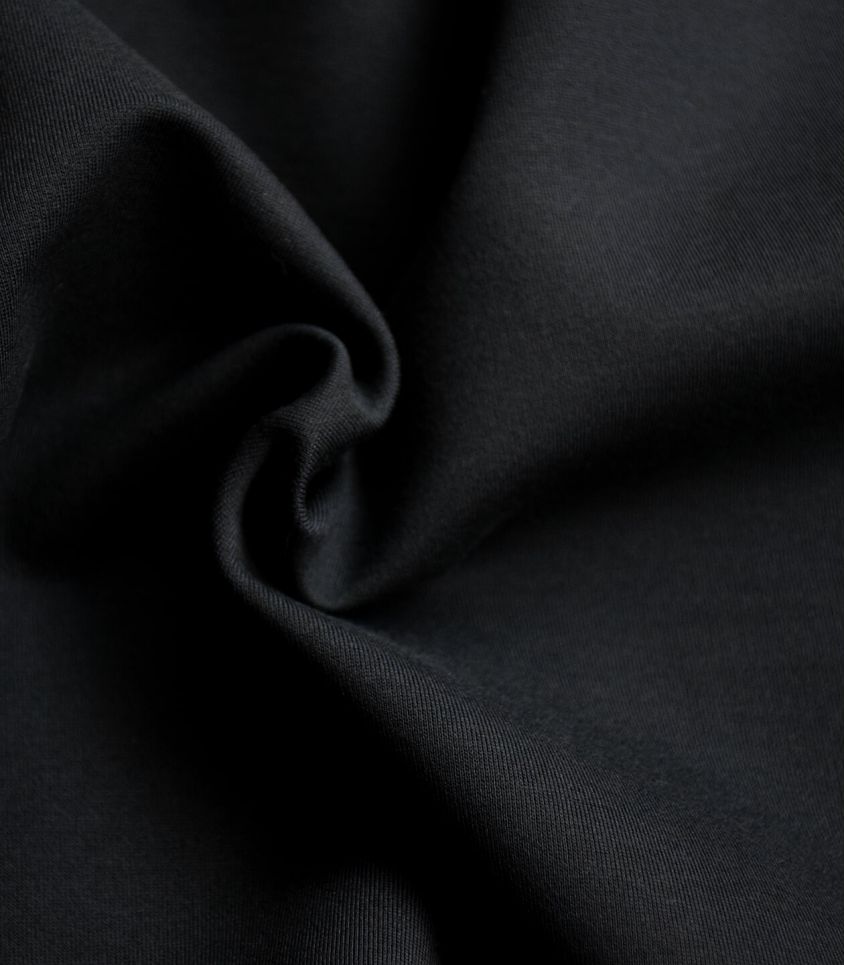 Tissu Jersey milano épais - Noir