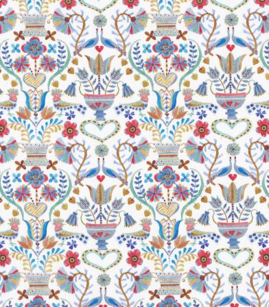 Tissu Liberty Love birds Tissu Liberty Love birds