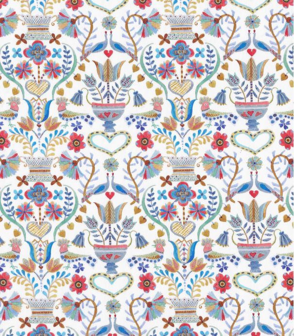 Tissu Liberty Love birds Tissu Liberty Love birds