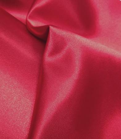 Tissu doublure satin rubis