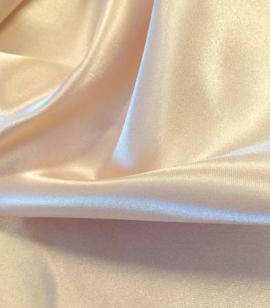 Tissu doublure satin champagne