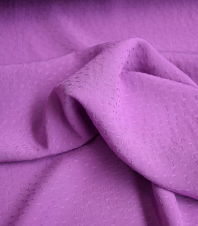 Tissu viscose Jacquard - Rice Purple