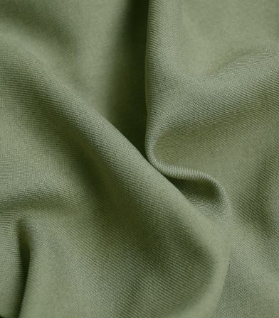 Tissu twill viscose mélange - Kaki Tissu twill viscose mélange - Kaki