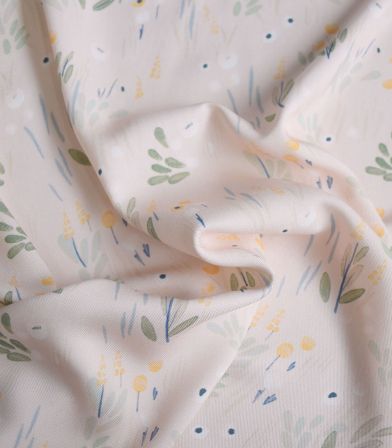 Tissu Viscose Ecovero - Detective flowers Tissu Viscose Ecovero - Detective flowers