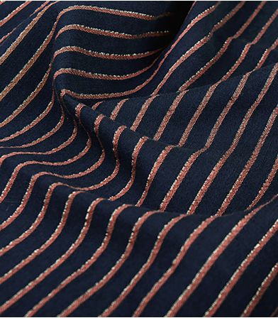 Tissu jacquard fin Escale - Cocktail Tissu jacquard fin Escale - Cocktail