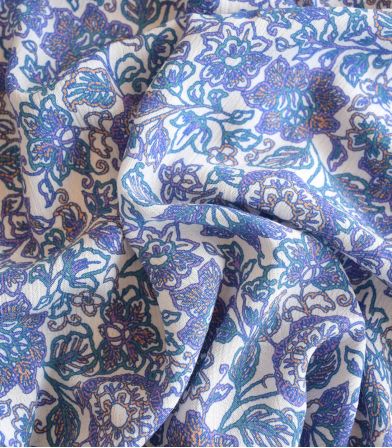 Tissu viscose crinkle Indie folk - Purple Tissu viscose crinkle Indie folk - Purple