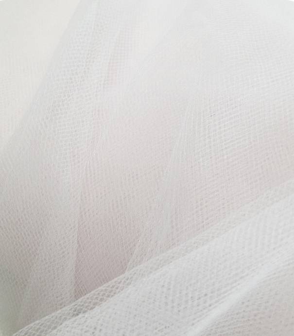 Tulle souple blanc Tulle souple blanc