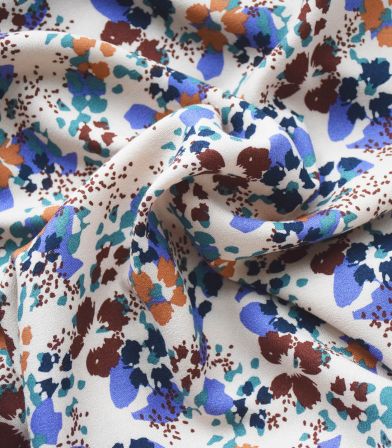 Tissu crêpe Primerose - Iris Tissu crêpe Primerose - Iris