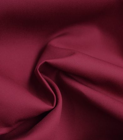 Tissu gabardine bordeaux