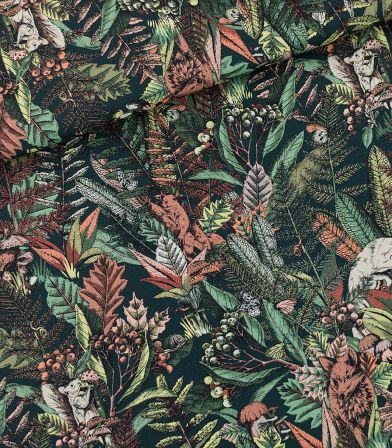 Tissu Twill coton Autumn joy- Forest river Tissu Twill coton Autumn joy- Forest river