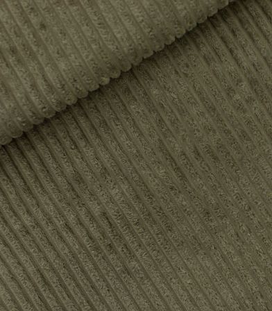 Tissu velours larges côtes - Khaki Tissu velours larges côtes - Khaki