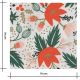 Tissu coton - Poinsettia - Evergreen Metallic Fabric