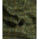 Tissu Lainage carreaux tweed green