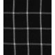 Tissu crêpe viscose carreaux - Black&White